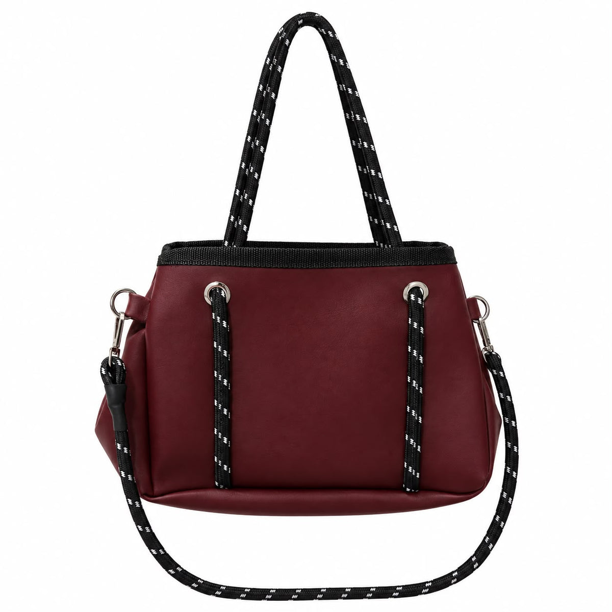 Tote Bag Vino Cuerdas Negras y blanca
