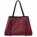 Tote Bag Vino Cuerdas Negras y blanca