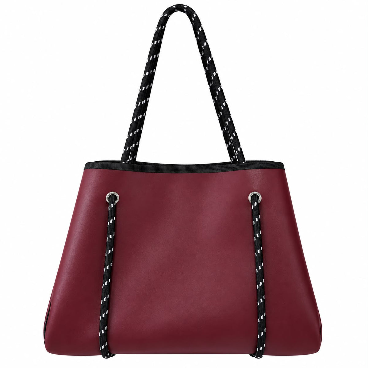 Tote Bag Vino Cuerdas Negras y blanca